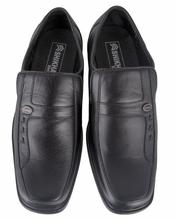 Shikhar Men's Black Slip On Formal Shoes