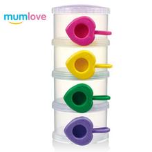 Mumlove Baby Milk Powder Container 4-Layer & Snacks Storage Multi Functional