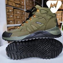 Goldstar G10-G401 Olive Lace-Up Trekking Shoes For Men