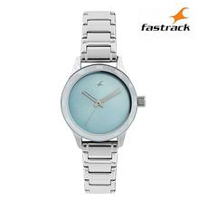 Fastrack Blue Dial Metal Strap Analog Watch For Women – 6078SM03