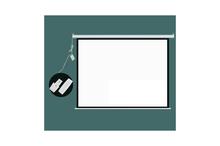 xLab Projector Screen -Electric Motorized RF (XPSER-84)