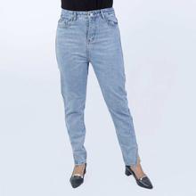 Blue Washed Denim Jeans Pant For Women