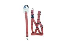 Medium Twin Color Dog Harness - ( Red )