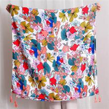 Korean Style Sun Protection Premium Printed Scarves For