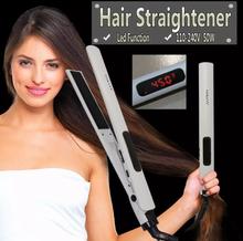Sokany Professional LED Hair Straightener , Electric Wet / Dry Straightening Ceramic Flat Iron Hair Styling Tool Tourmaline Adjustable Temperature