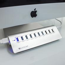 Satechi 10 Port USB 3.0 Premium Aluminum Hub