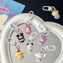 Pebbles Nepal Viral Sanrio Keychains Kawaii Cartoon Characters Key Bag Purse Charm Pendant for Men Women