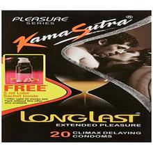 Kamasutra Climax Delaying Latex Condoms [20 pieces]