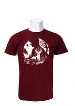 Wosa -Always Maroon Printed T-shirt For Men