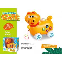 Yellow Battery Operated Cat Toy For Kids - BL-0060