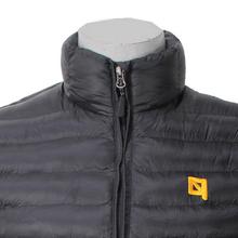 Black Silicon Sleeveless Down Jacket