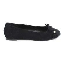 Cornershop Black Slip On Ballerina Shoes With Tasseled Bow For Women - (CSL70740BK)