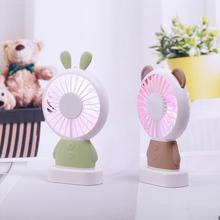 Mini USB Fan Portable Hand Fan with LED night light