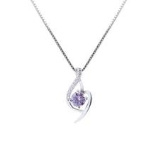 Sterling silver necklace_Wan Ying jewelry heart pendant s925