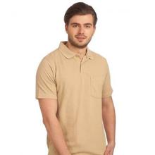 Beige Polo Neck Tshirt - (TMF2000)