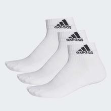 Adidas Pack of 3 White 3-Stripes Performance Ankle Socks - AA2285