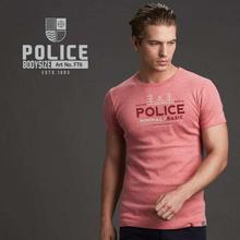 Police FT6 Bodysize Round Neck T-Shirt  - Red