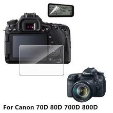 Tempered Glass With Shoulder Screen Protector For Canon 70D 80D 700D 800D