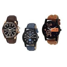 SALE- Decode Combo of 3 Analogue Multicolor Dial Mens and Boys Watches-Combo