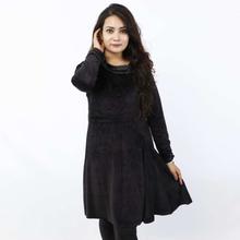 Black Velvet Dress For Women