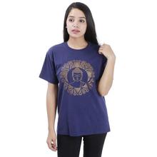 Blue Buddha Printed T-Shirt For Women
