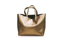 Korean Design Shiny Pu Leather Shoulder Bag for Women-Golden (41001394)