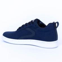 Caliber Shoes Blue Casual Lace Up Shoes For Men (516 O)