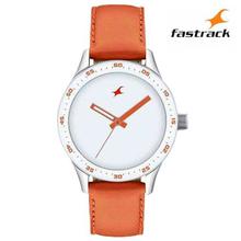 Fastrack Monochrome Analog White Dial Women's Watch-6078SL04