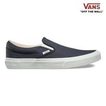 Vans VN0A38F7U4A Classic Slip-On Vansbuck Asphalt/Blanc de Blanc Shoes For Men - 8204