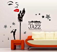 All That Jazz Decor Wall Stickers (mws9100)