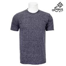 Round Neck Textured T-Shirt For Men- Grayish Blue