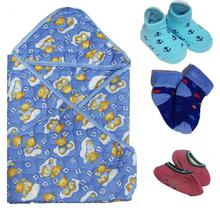 Baby Blanket Blue Combo (B101)