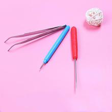 3 Pcs For Classroom Shop Quilling Needle Quilling Paper DIY Set Craft Paper Wedding Party Decorations Slotted Pen Tool Kit