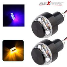 ALLEXTREME Motorcycle Turn Signal LED Light Indicator Dual Color