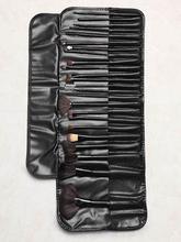 Black Professional 24PCS Makeup Brush Set With Bag