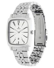 Titan 95035SM01 Silver Dial Analog Watch For Women