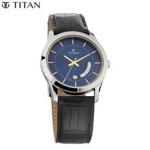 Titan  Karishma Analog Blue Dial Men's Watch-1823Sl01