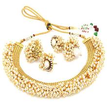 YouBella Jewellery Exclusive Gold Plated Pearl Studded