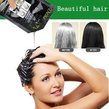 10 PCS Dexe Black Hair Shampoo Instant Hair Dye for Men Women Black Color