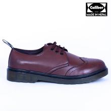 Kapadaa: Caliber Shoes Microfiber Wine Red Lace Up Formal Shoes For Men – (441 C)