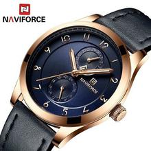 NaviForce Date Function Luxury Blue Chronograph Watch (NF3004)