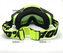 100% Black and Neon MX Goggles