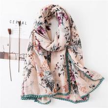 Korean Style Sun Protection Premium Printed Scarves For