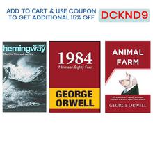 Pack Of 3 Book Set (1984 by George Orwell, Old Man And The Sea, Animal Farm)