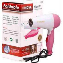 Nova Foldable Mini Hair Dryer 1000W Nv-1290