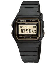 Casio Black Resin Unisex Watch F-91WG-9QDF