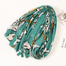 Korean Style Sun Protection Premium Printed Scarves For