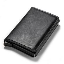 New Men Antitheft Card Holder Fashion Metal Credit Card