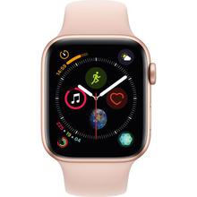 Apple Watch Series 4 (GPS Only, 44mm, Gold Aluminum, Pink Sand Sport Band)