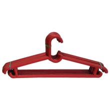 Bagmati Red Plastic Hanger (12 Pieces)